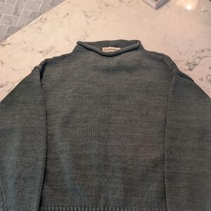 Misha And Puff Kids Hunter Green Knit Sweater